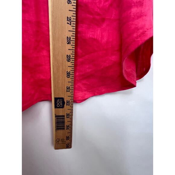 Sea Level Swim Australia Women's Size Small Choral Swim Suit Cover Up 100% Linen - Picture 5 of 7